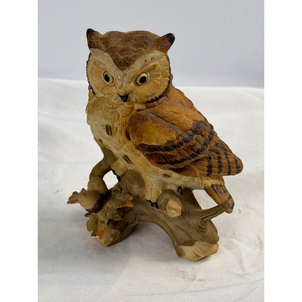 Vintage Lefton China Owl Figurine 1983 Hand Painted Geo Z Lefton 03999
 Decor